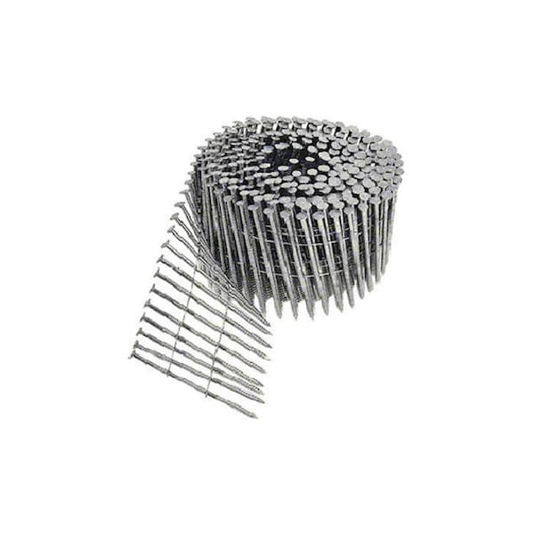 Tool Time 15 deg 11 Gauge Ring Shank Angled Coil Nails, 1.75 in. x 0.09 in. Dia., 1800PK TO2513066 - main